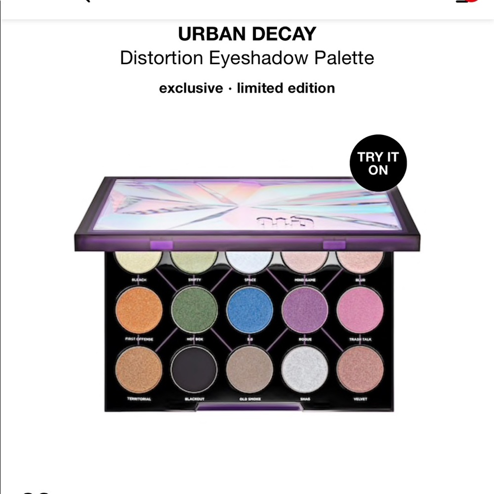 Urban decay Distortion eyeshadow palette 😍😍